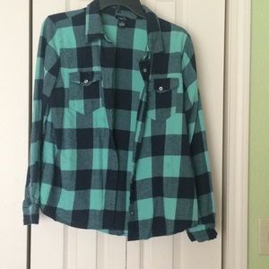Rue 21 plaid button up